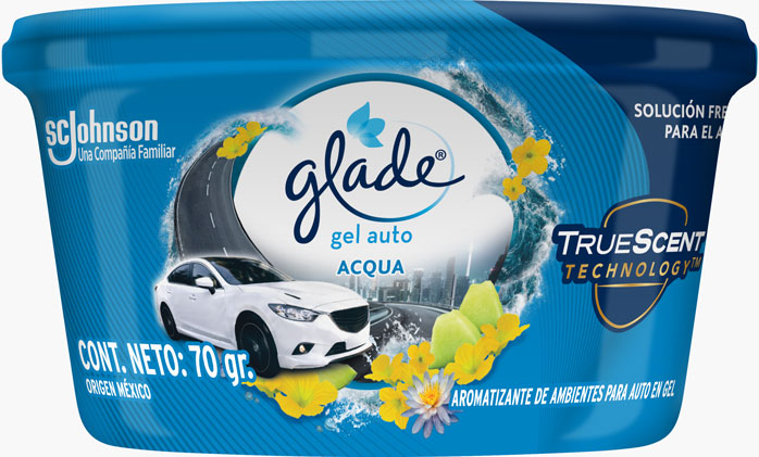 Glade® Mini Gel Car Aqua