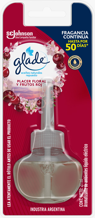 Glade® Aceites Naturales Floral y Frutos Rojos