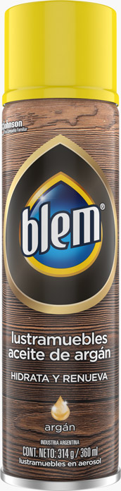 Blem® Lustramuebles Aerosol Aceite de Argán