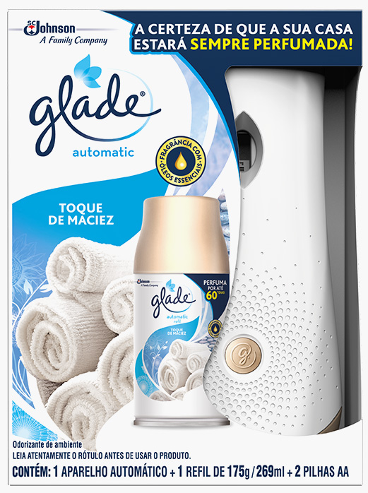 Glade® Automatic 3 em 1 Toque de Maciez