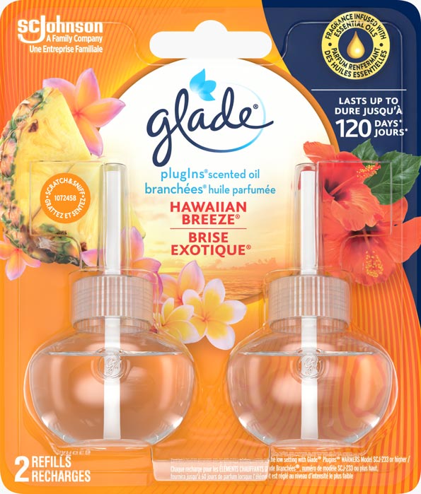 Glade Branchées® Huile parfumée Recharge - Brise exotique®