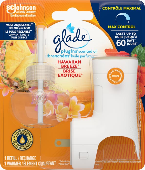 Glade Branchées® Huile parfumée nécessaire de départ - Brise exotique®