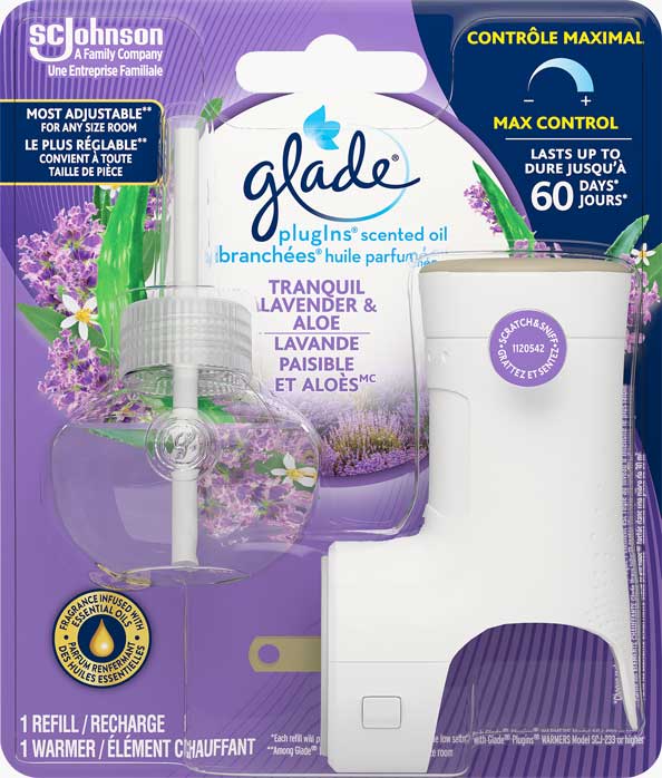 Glade Branchées® Huile parfumée nécessaire de départ - Lavande Paisible et Aloès