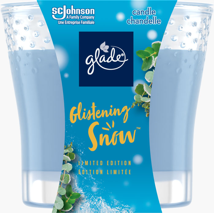 Glade® des Fêtes Chandelle - Glistening Snow™