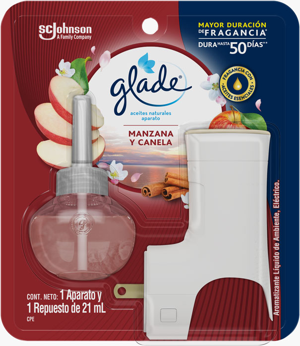 Glade® Aceites Naturales Manzana y Canela