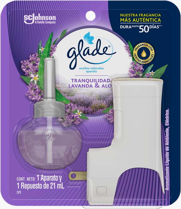 Glade® Aceites Naturales Lavanda y Aloe