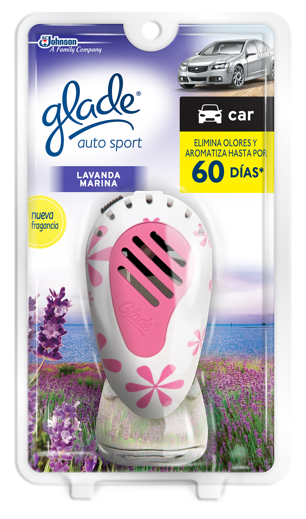 Glade® Auto Sport Lavanda Marina