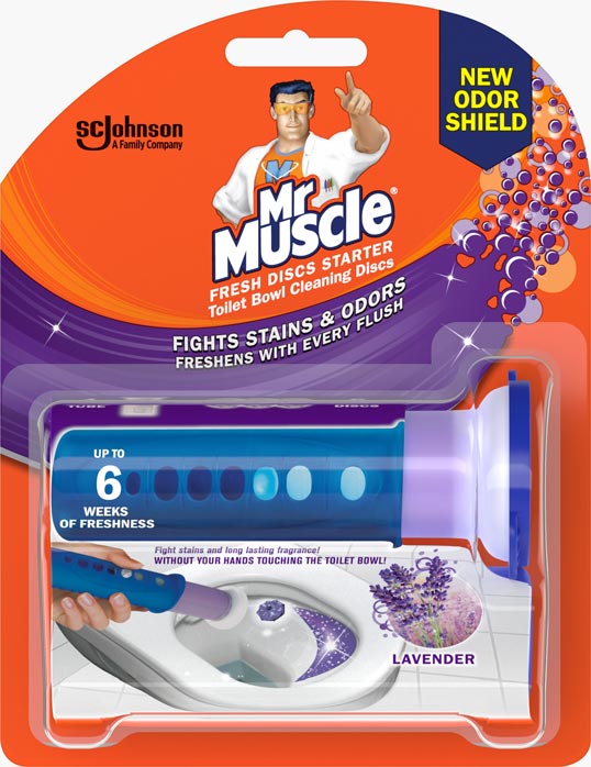 Mr Muscle® Fresh Discs Starter Lavender