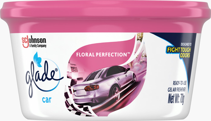 Glade® Mini Gel Car Floral Perfection