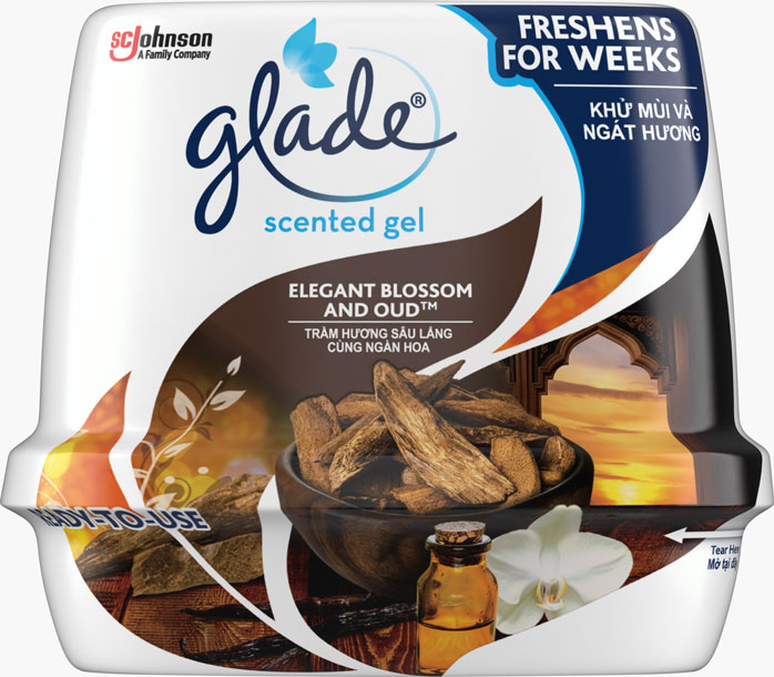 Glade® Scented Gel Elegant Blossom & Oud 