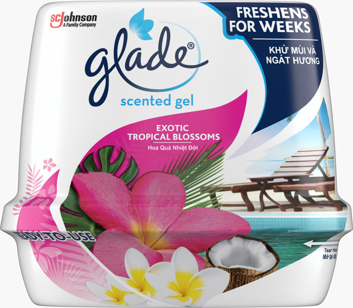 Glade® Scented Gel Exotic Tropical Blossoms